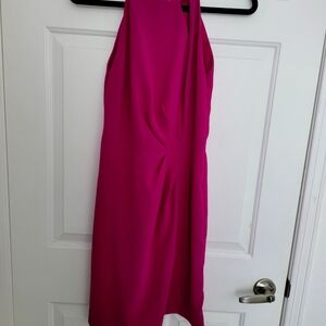 Catherine Malandrino Fuchsia One Shoulder Dress